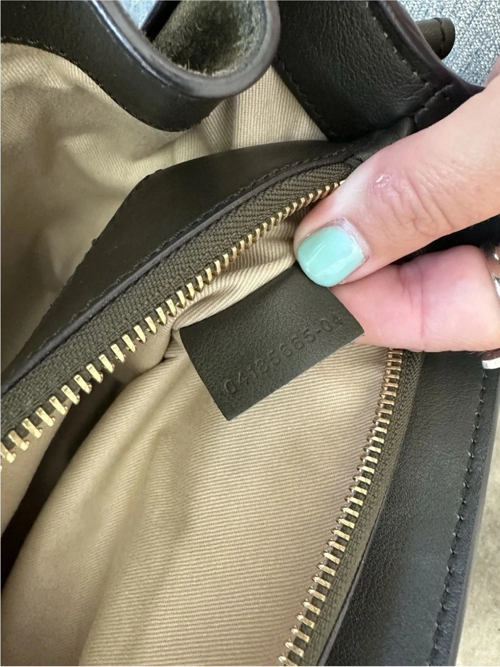 Chloe Faye Day Bag Dark Grey Leather Medium